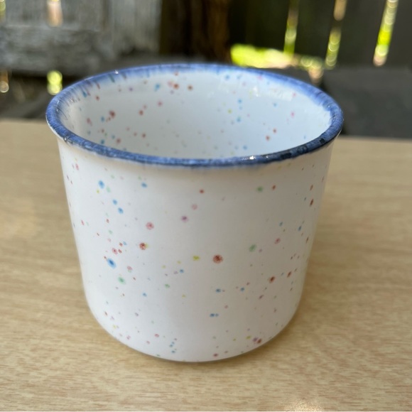 John Tams Rainbow Speckled Confetti Espresso Cup - Picture 3 of 9